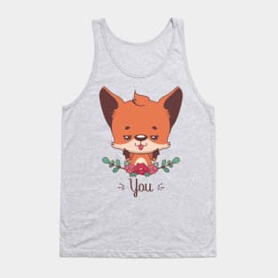 Fox you pun design Tank Top